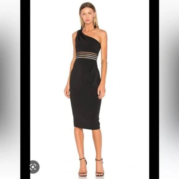 Never worn- NICHOLAS | Dresses | Nicholas Black Bandage One Shoulder Dress - Picture 12 of 15